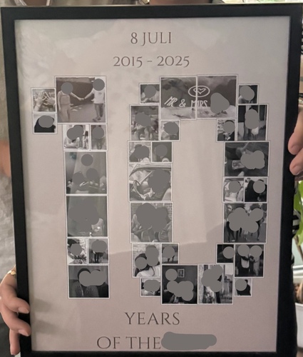 Customer Photo by Gordana for Review Print Photo Collage Framed Poster (wood, black) 30x40cm