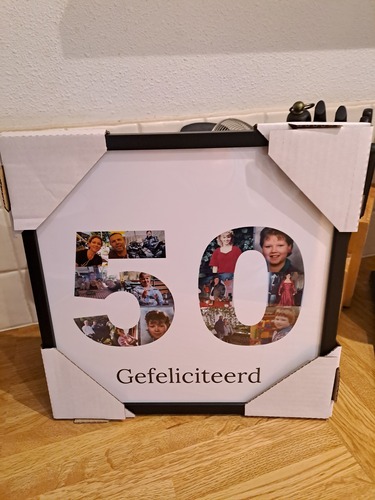 Customer Photo by chantel for Review Print Photo Collage Framed Poster (wood, black) 30x30cm