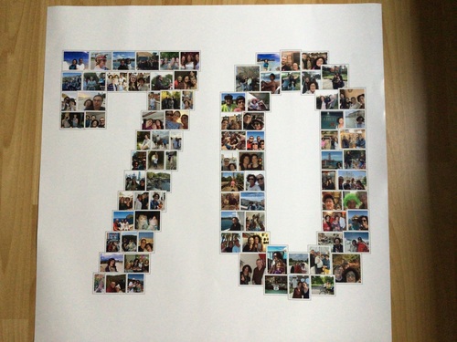 Customer Photo by Brigitte for Review Print Photo Collage Poster 70x70cm