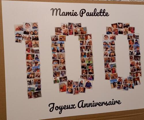 Kundenfoto von Françoise für Bewertung Druck Fotocollage Poster 40x30cm