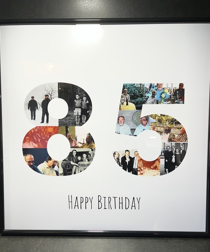 Photo du client Michaela pour l'évaluation Impression Photocollage Affiche 40x40cm