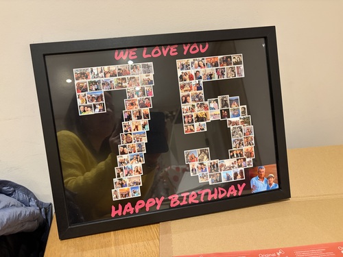 Kundenfoto von Veronique für Bewertung Druck Fotocollage Poster 40x30cm