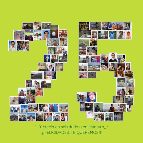 Kundenfoto von Juan Carlos für Bewertung Druck Fotocollage Poster 50x50cm