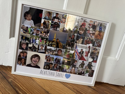 Photo du client Ilona pour l'évaluation Impression Photocollage Affiche 50x40cm