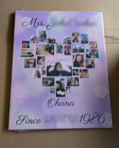 Kundenfoto von Ramona für Bewertung Druck Fotocollage Leinwand 40x50cm