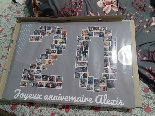 Kundenfoto von Élodie für Bewertung Druck Fotocollage Poster 70x50cm